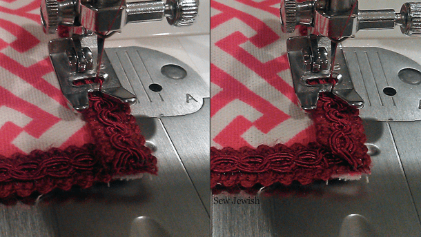 how to apply braid trim