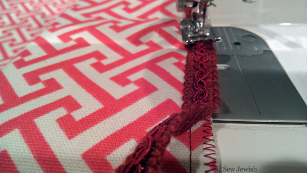 how to add braided trim