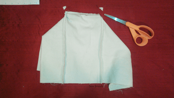 clip corners apple bag