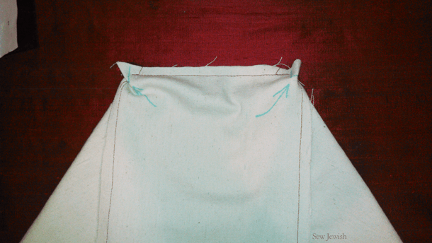 sew bottom fabric shopping bag