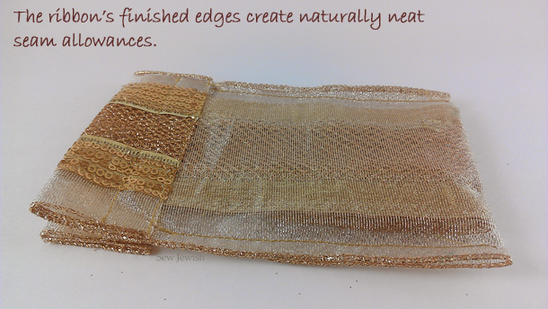 ribbon party favor bag