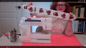 Machine applique sewing tutorial video