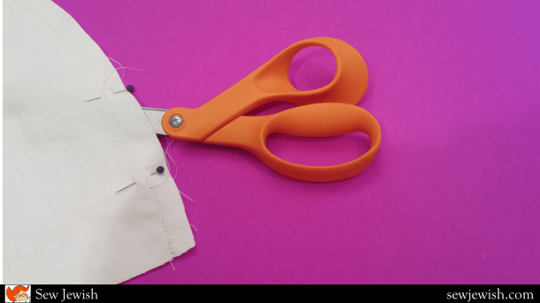 sew summer hat lining opening