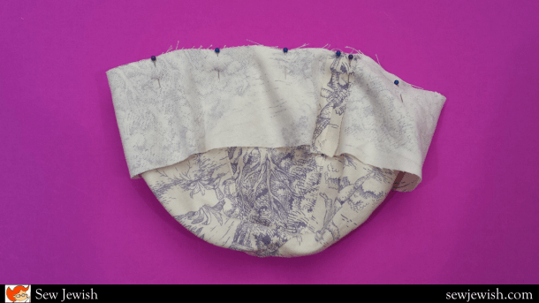 summer hat pattern brim to crown