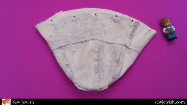 summer hat pattern lining and hat