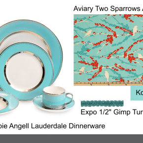 Need a Wedding Gift? Make a Challah Cover that Matches the Couple’s&nbsp;Dinnerware