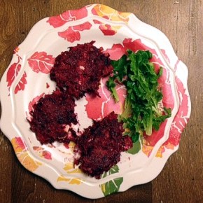 Beet and Goat Cheese Latkes (You Have to Eat&nbsp;Sometime)