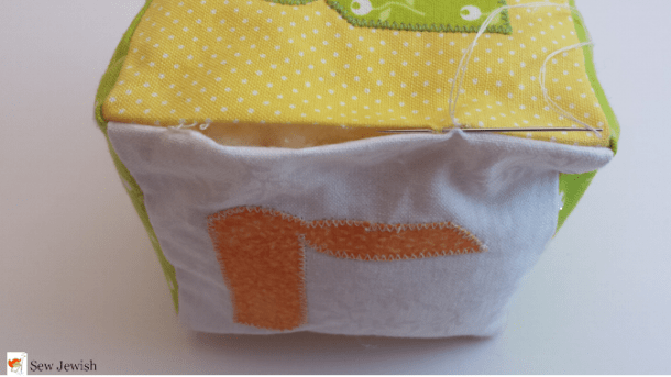 How to sew slip stitch close seam