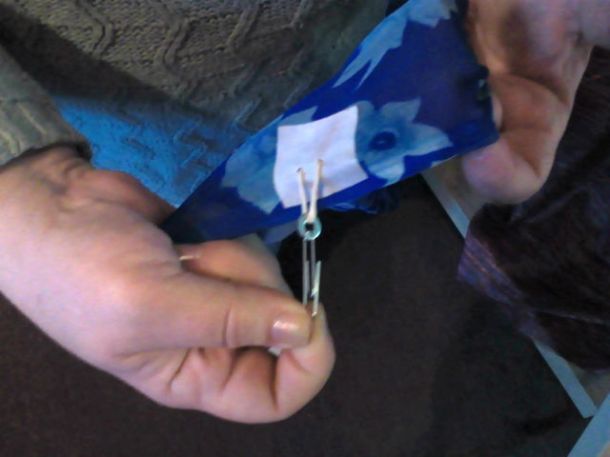 Loop detail sew tent of Abraham and Sarah