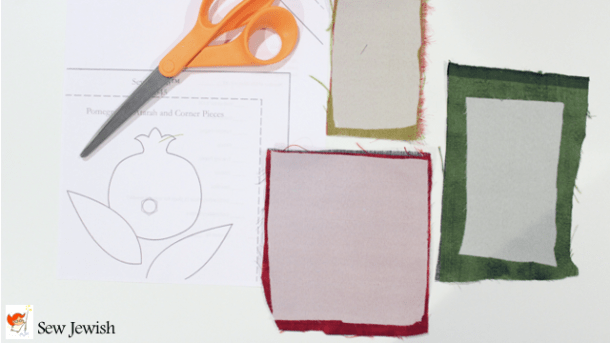 Hand applique silk fuse tricot