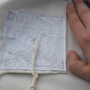 Where do you put the tzitzit holes on your tallit? Follow this ancient rule of&nbsp;thumb