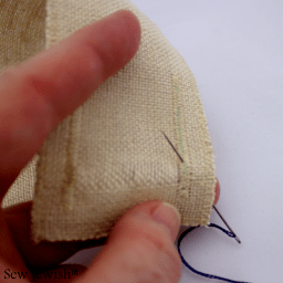 Drawn thread embroidery 3 begin satin stitch flyer