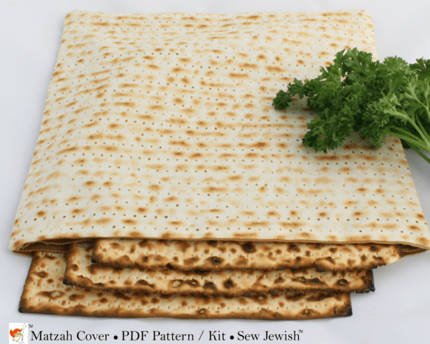 Matzah Cover without Hebrew Word Matzah