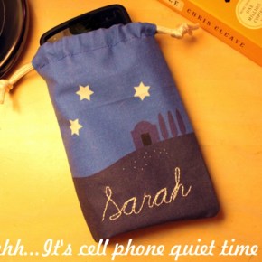 Personalize Your Cell Phone Sleeping&nbsp;Bag