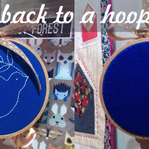 Make a Hoopla! Add a Back to an Embroidery Project and Hang it&nbsp;Up