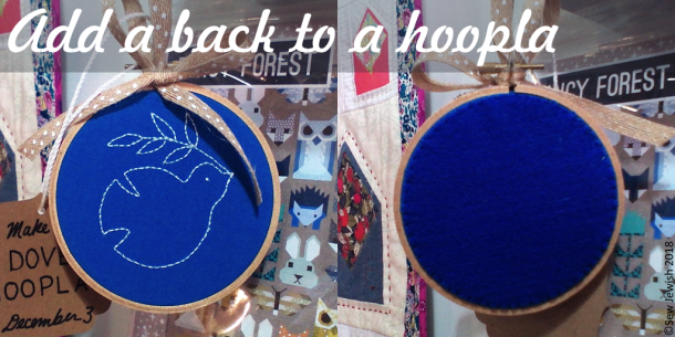 embroidered hoop with back