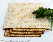 matzah cover with matzah fabric