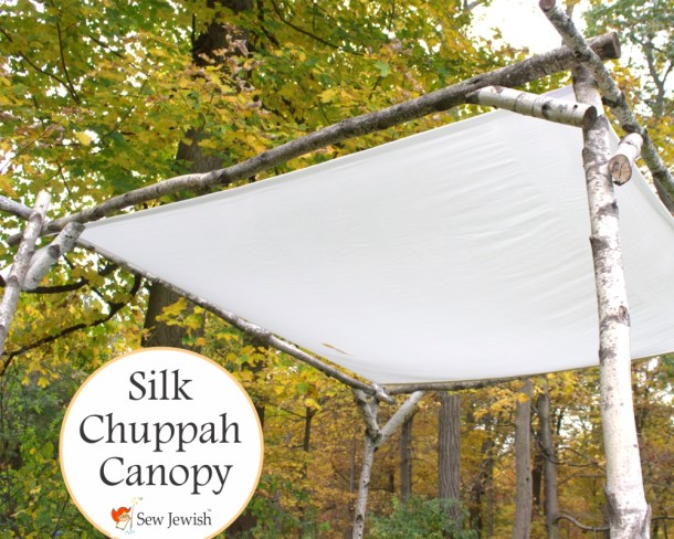 silk wedding chuppah