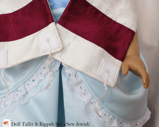 Doll tallit tzitzit