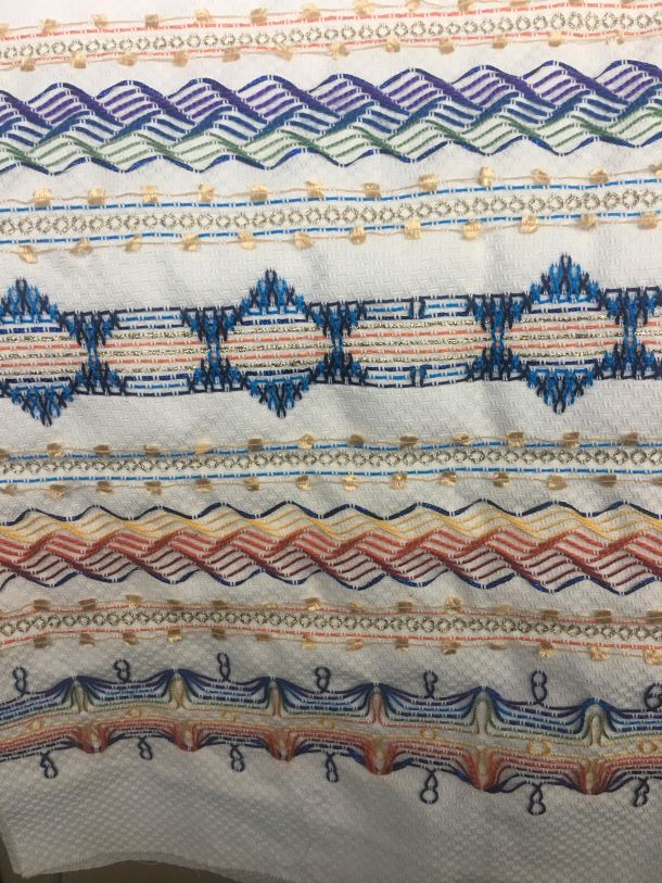 Swedish weaving aka huck embroidery by Deborah Katchko Gray