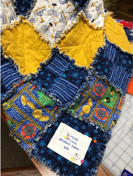 Grandma Yaskin Rag Quilt