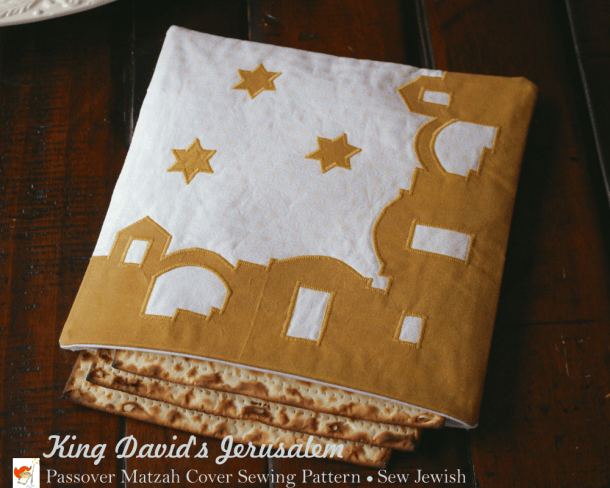 Jerusalem Passover Matzah Cover Sewing Pattern