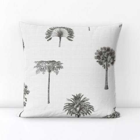palm tree pillow