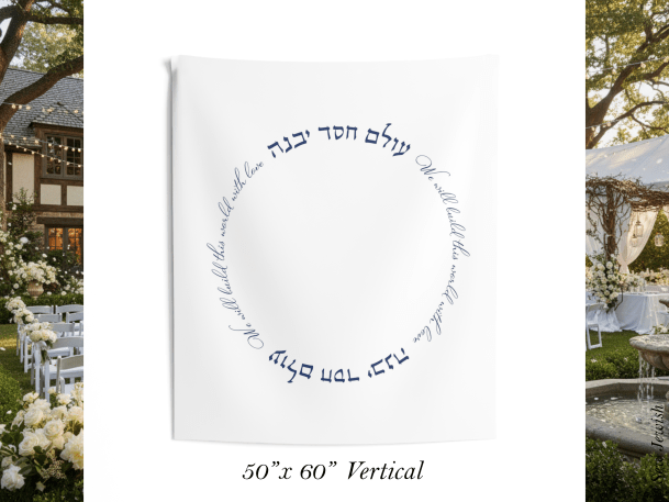 Tapestry for wedding backdrop